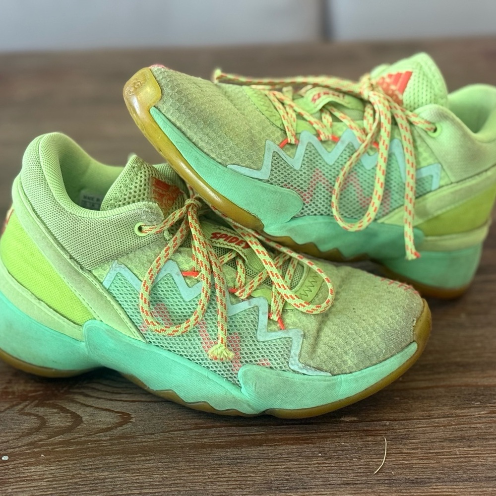 Adidas “Spidey” Edition (Spider Man) — Kids size 2